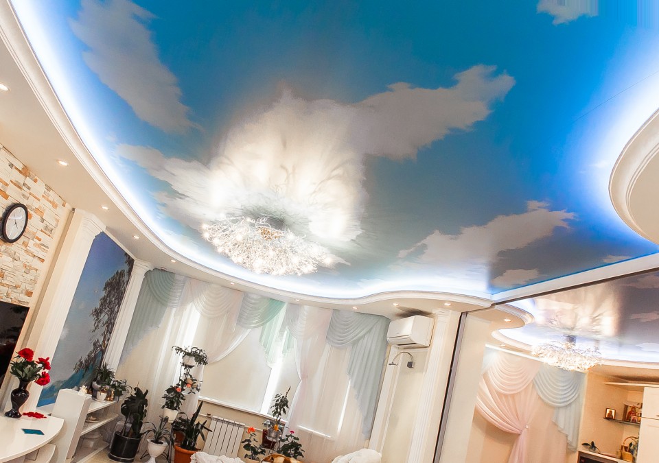 Заказать потолок с фотопечатью в г. Троицкое